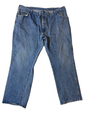 Vintage Sedgefield Jeans 46x30 USA Made Light Wash Straight Leg Denim Y2K